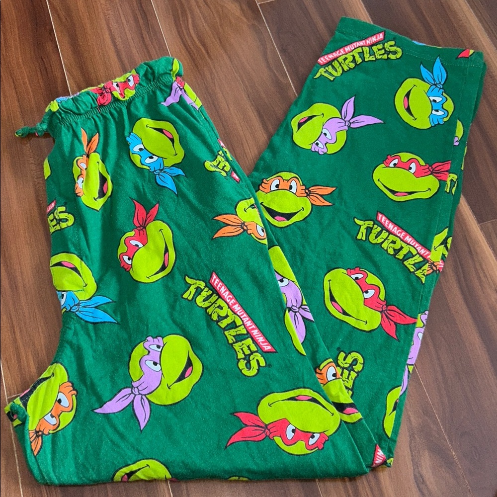 Small 100% cotton ninja turtles vintage pajama pants men’s